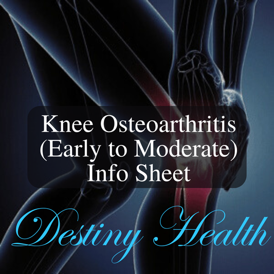 Knee Osteoarthritis (Early to Moderate) Info Sheet