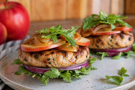 Turkey & Apple Burgers: The Perfect Post-Leg Day Meal