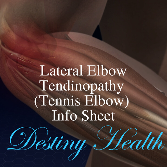 Lateral Elbow Tendinopathy (Tennis Elbow) Info Sheet