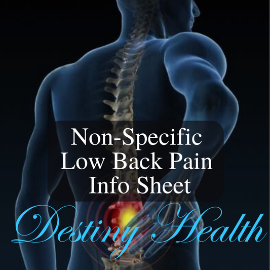 Non-Specific Low Back Pain Info Sheet
